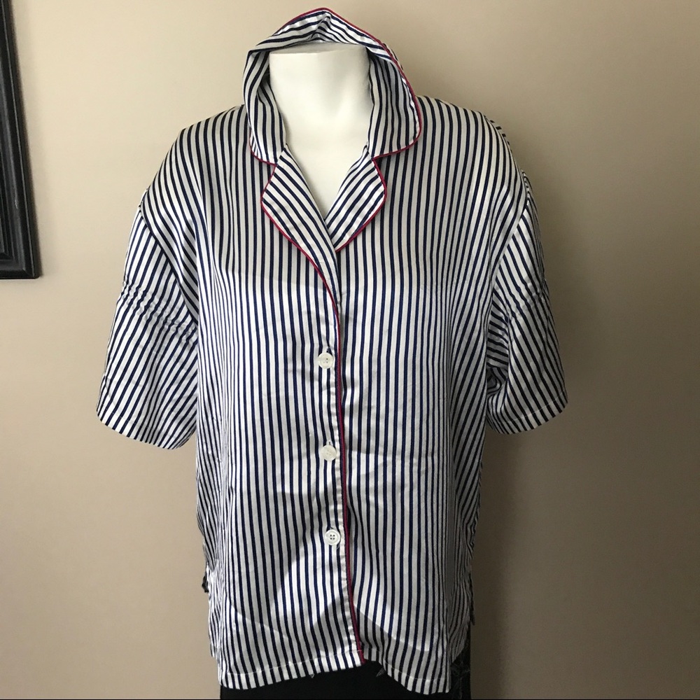Victoria Secret Satin PJ Top